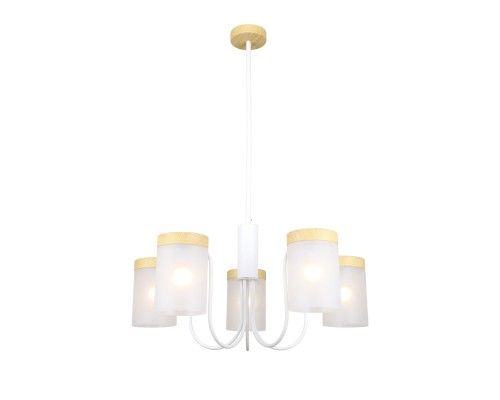 Светильник на штанге Escada 1172/5P E14*40W White/Wood