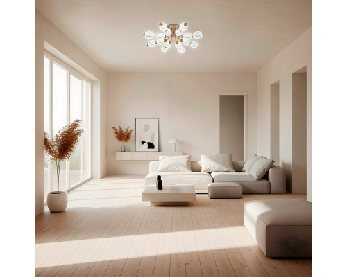Потолочный светильник 100012/8C LED*80W Brass
