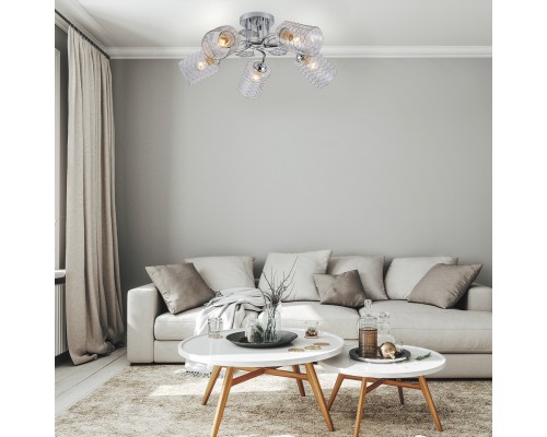Потолочный светильник Escada 1113/5PL E27*40W Chrome