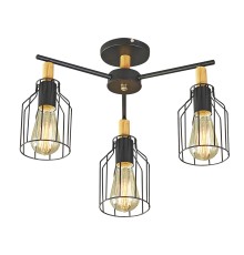 Потолочный светильник Escada 469/3PL E27*60W Black