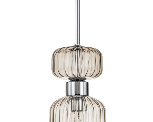 Подвесной светильник Escada 1141/1S E14*60W Chrome/Beige