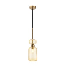 Подвесной светильник Escada 1141/1S E14*60W Antigue copper/Amber