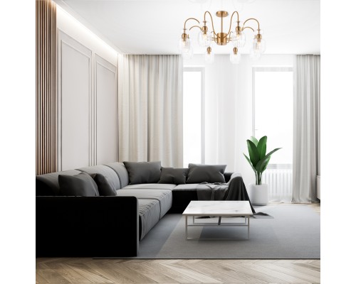 Светильник на штанге Escada 1141/8PL E14*60W Antigue copper/Clear