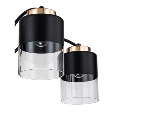 Светильник на штанге Escada 2121/5P E27*40W Black/Gold