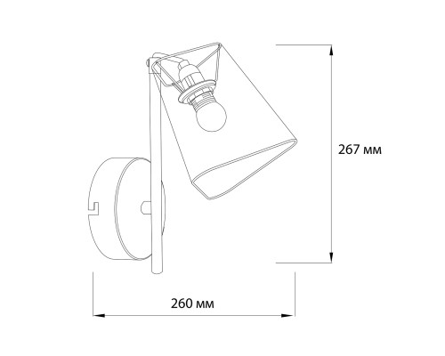 Настенный светильник Escada 10185/1A E14*40W Chrome/White