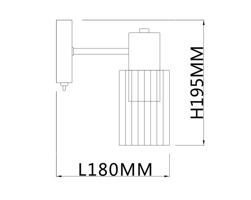 Настенный светильник Escada 2120/1A E14*40W Gold