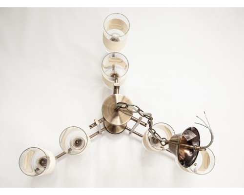 Подвесной светильник Escada 572/6 E27*60W D610 Antique Brass