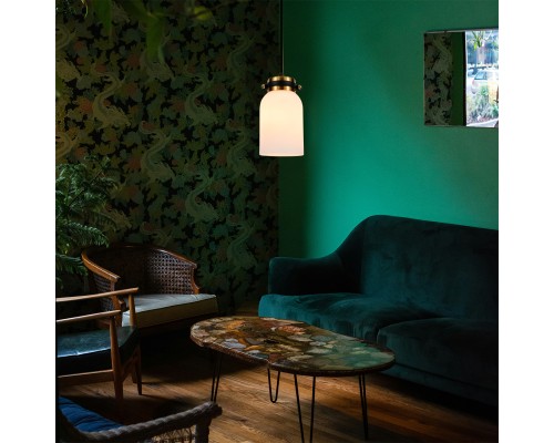 Подвесной светильник Escada 1151/1S E14*40W Black/Brass