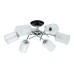 Потолочный светильник Escada 1170/6P E27*60W Chrome/Black