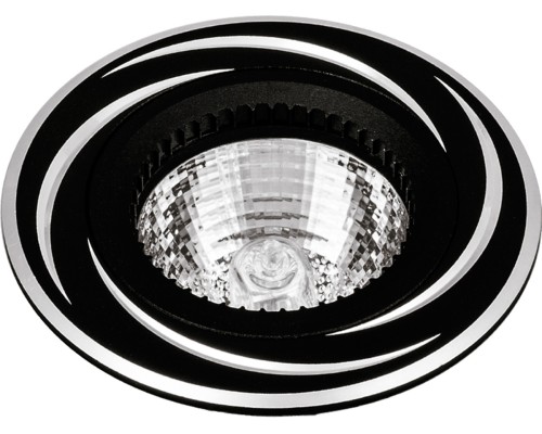 Точечный светильник VENETO GU5.3 004 BK/AL
