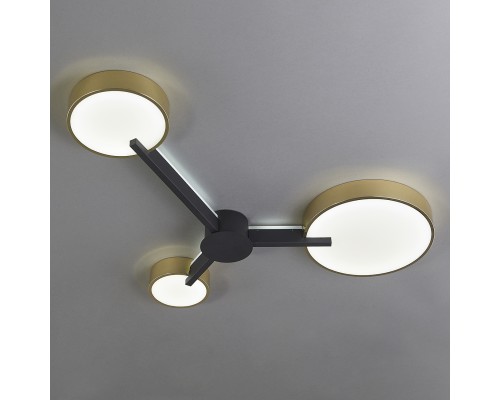 Потолочный светильник Escada 10209/3 LED*68W Gold/Black