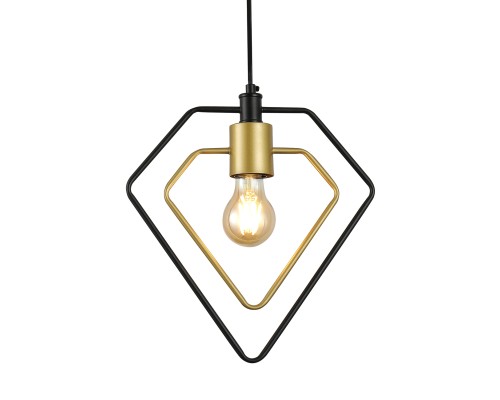 Подвесной светильник Escada 1164/1S E27*40W Black/Gold