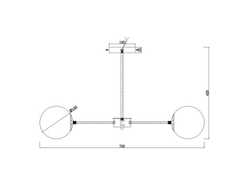 Светильник на штанге Escada 2110/6P E14*40W Champangne gold