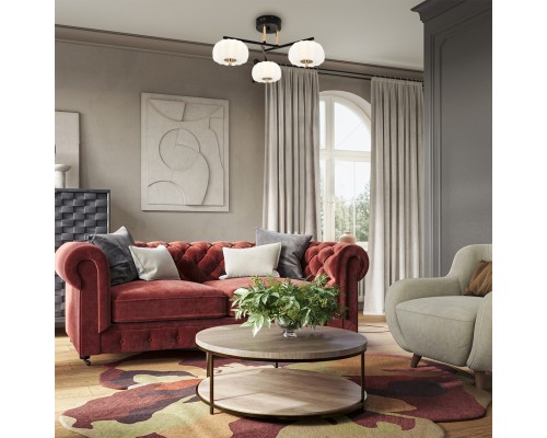 Потолочный светильник Escada 10301/3 LED*30W Black/Gold