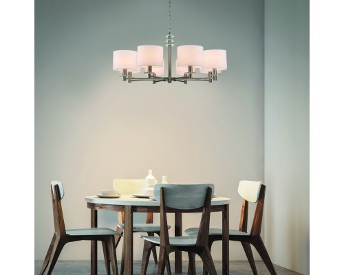 Подвесной светильник Escada 641/8PL E14*60W Satin nickel