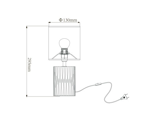 Настольный светильник Escada 10195/L E14*40W Silver
