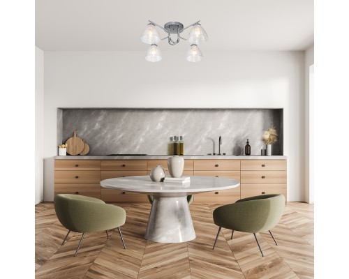 Потолочный светильник Escada 659/4PL E27*60W Chrome