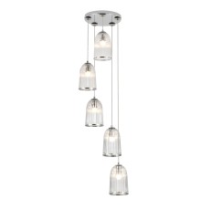 Подвесной светильник 11046/5P Chrome