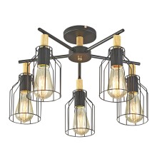 Потолочный светильник Escada 469/5PL E27*60W Black