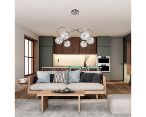 Подвесной светильник Escada 1110/6PL E14*40W Chrome