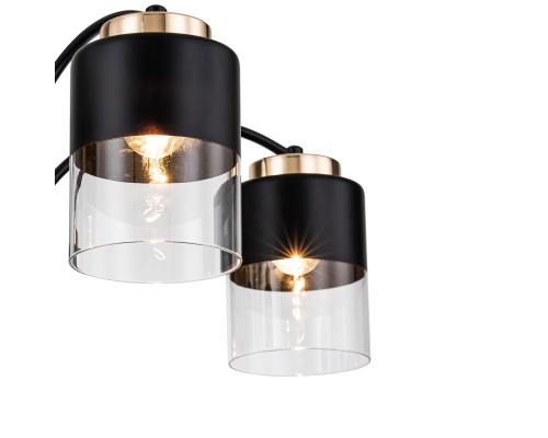 Светильник на штанге Escada 2121/5P E27*40W Black/Gold