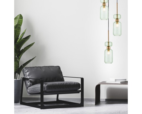 Подвесной светильник Escada 1141/1S E14*60W Antigue copper/Green