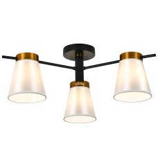 Светильник на штанге 120005/3R E14*40W Black/Gold