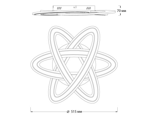 Потолочный светильник Escada 10245/3 LED*140W White