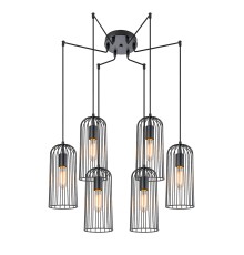 Подвесной светильник Escada 10198/6 E27*60W Black
