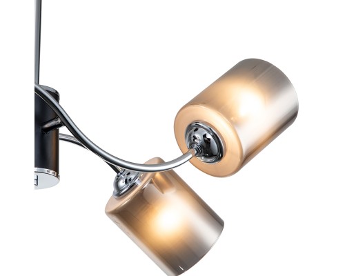 Светильник на штанге Escada 661/4PL E27*60W Black/Chrome