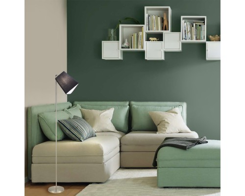 Напольный светильник Escada 10185/T E14*40W Chrome/Black