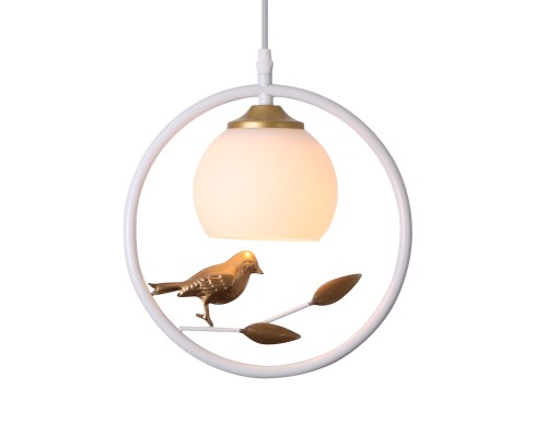 Подвесной светильник Escada 1113/1S E27*40W White/Gold