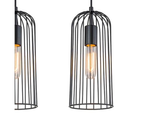 Подвесной светильник Escada 10198/3S E27*60W Black