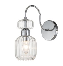 Настенный светильник Escada 1141/1A E14*60W Chrome/Clear