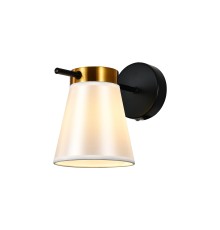 Настенный светильник 120005/1W E14*40W Black/Gold