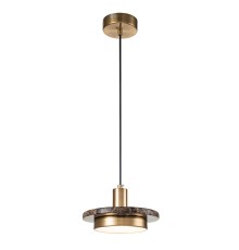 Подвесной светильник Escada 10260/1 LED*12W Brass/Brown marble
