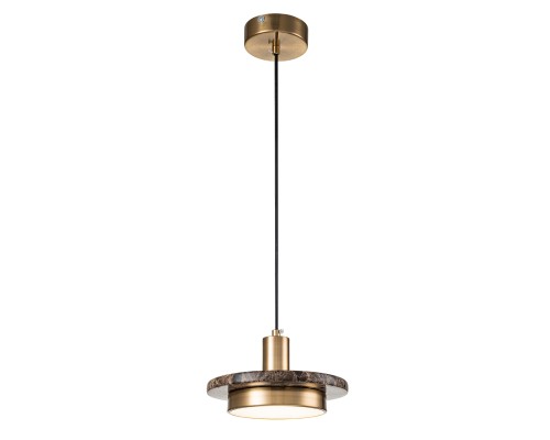 Подвесной светильник Escada 10260/1 LED*12W Brass/Brown marble