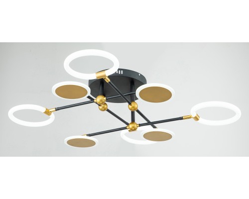 Потолочный светильник Escada 10247/8 LED LED*63W Black/Gold