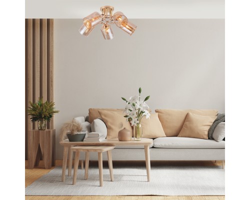 Потолочный светильник Escada 1118/5PL E27*40W Gold