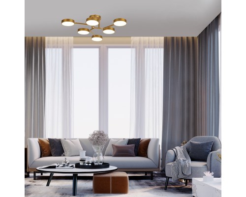 Потолочный светильник Escada 10273/6 LED*72W Champagne gold