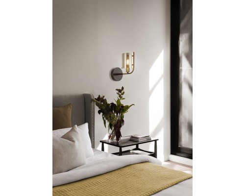 Настенный светильник Escada 671/1A E14*40W Black/Gold