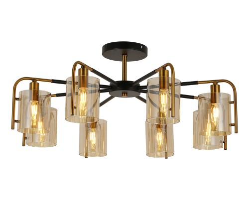 Потолочный светильник Escada 671/8P E14*40W Black/Gold