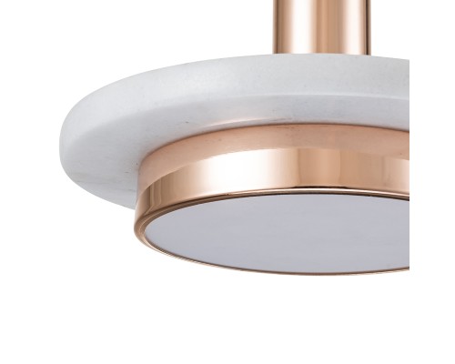 Подвесной светильник Escada 10260/1 LED*12W Gold/White marble