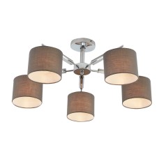 Потолочный светильник Escada 700/5P E27*60W Chrome/Grey