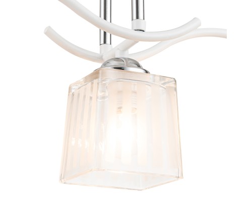 Потолочный светильник Escada 535/3PL E27*40W Chrome/White