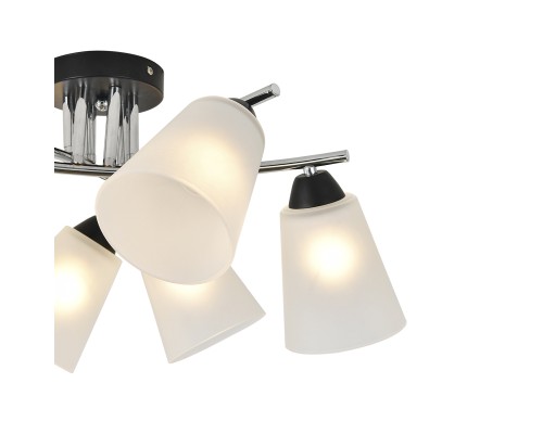 Потолочный светильник Escada 2132/6P E27*60W Black/Chrome