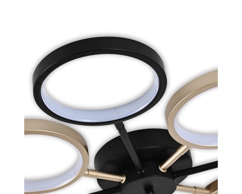 Потолочный светильник Escada 10262/8 LED*50W Black/Gold