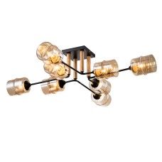 Потолочный светильник Escada 699/8P E27*60W Black