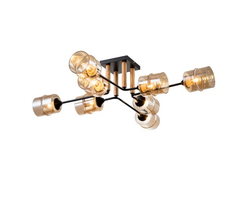 Потолочный светильник Escada 699/8P E27*60W Black