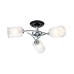 Потолочный светильник Escada 1170/3P E27*60W Chrome/Black